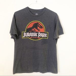 JURASSIC PARK T-Shirt Graphic T-Rex LARGE EUC Tee